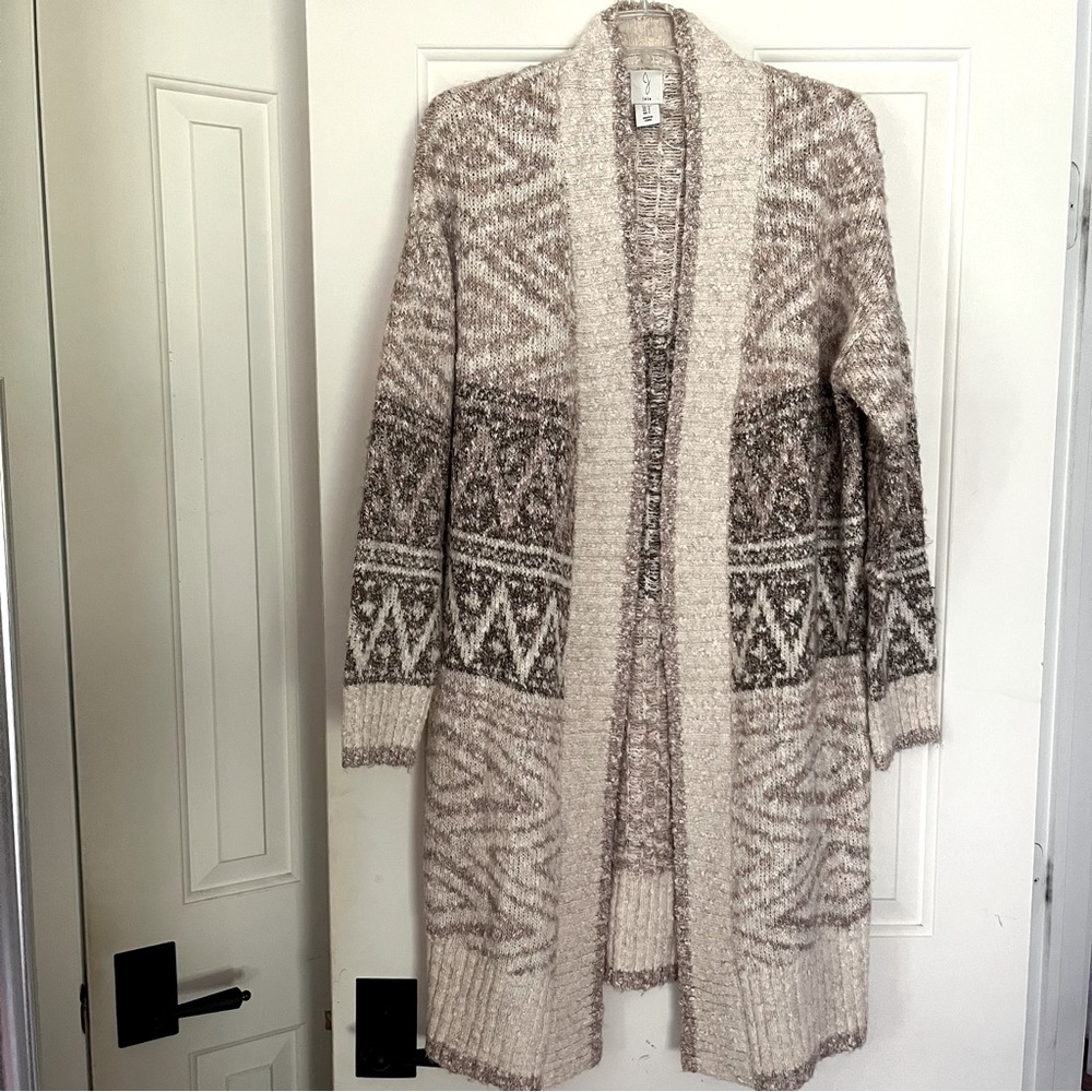 Joie Long Open Cardigan Sweater S